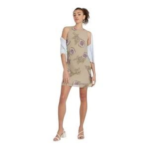 NWT Women’s Mini Slip Dress | Wild Fable Sage Green Floral Dress